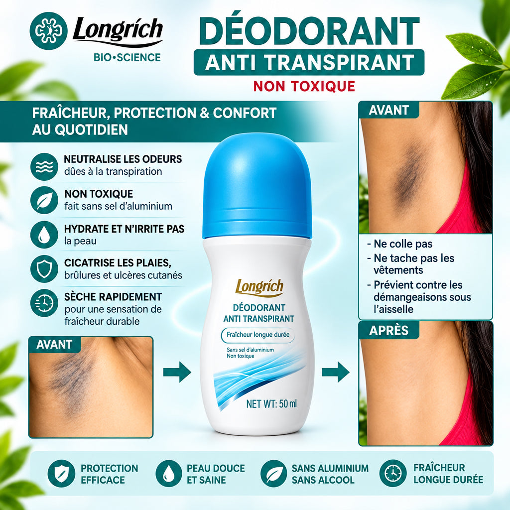 Déodorant Anti-Transpirant Longrich